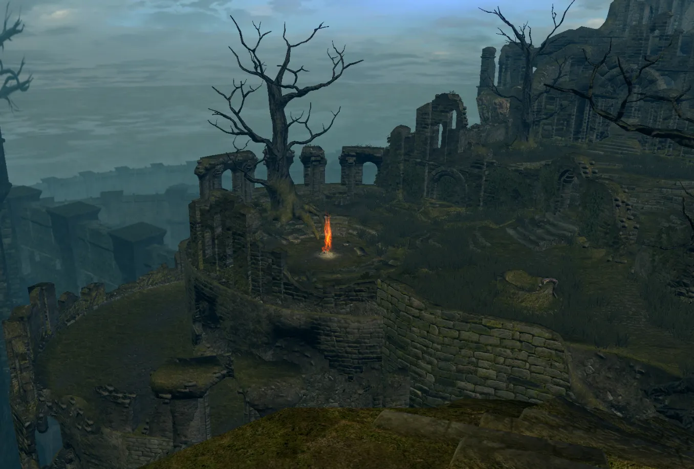 Firelink Shrine's comfy vibes.
